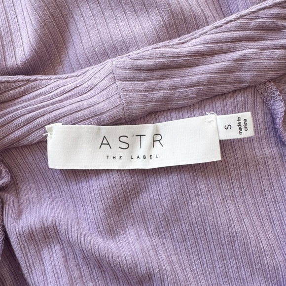 ASTR • Cutout Bodysuit in Purple - Picture 9 of 11